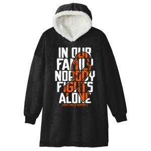 Kidney Cancer Support Family Kidney Cancer Awareness Hooded Wearable Blanket