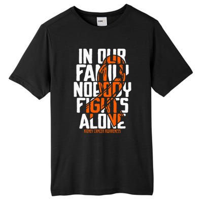 Kidney Cancer Support Family Kidney Cancer Awareness Tall Fusion ChromaSoft Performance T-Shirt