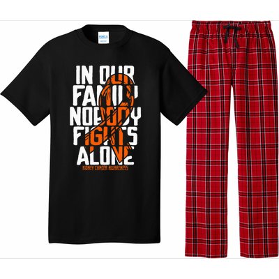 Kidney Cancer Support Family Kidney Cancer Awareness Pajama Set