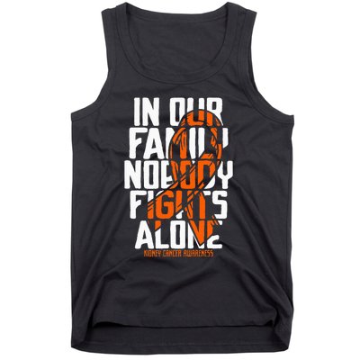 Kidney Cancer Support Family Kidney Cancer Awareness Tank Top