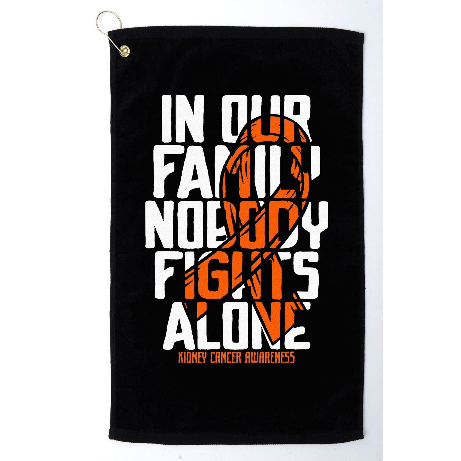 Kidney Cancer Support Family Kidney Cancer Awareness Golf Towel