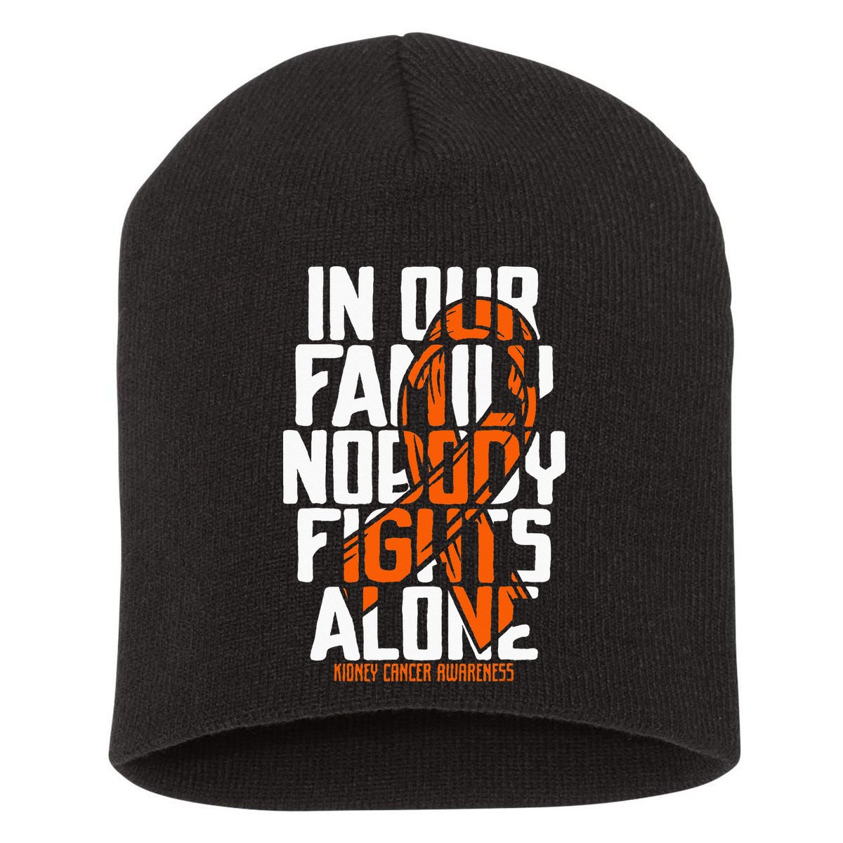 Kidney Cancer Support Family Kidney Cancer Awareness Short Acrylic Beanie