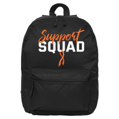 Kidney Cancer Support Squad 16 in Basic Backpack