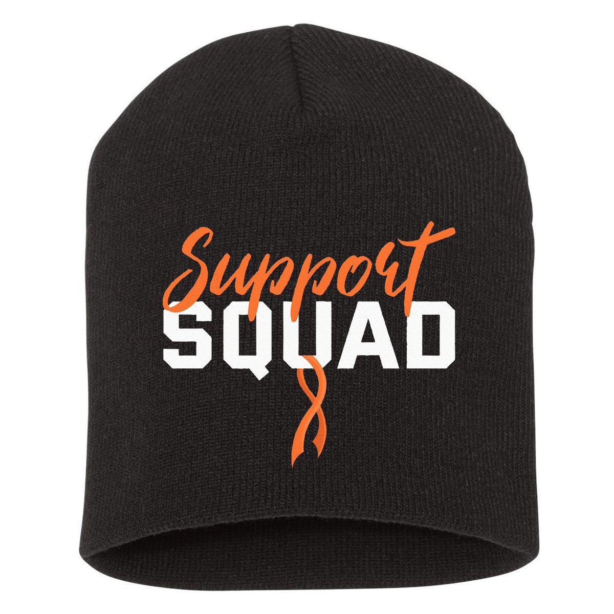 Kidney Cancer Support Squad Short Acrylic Beanie