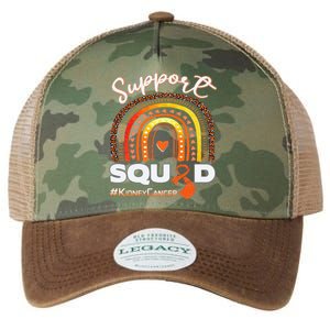 Kidney Cancer Support Squad Dark Blue Ribbon Legacy Tie Dye Trucker Hat