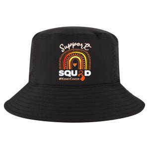 Kidney Cancer Support Squad Dark Blue Ribbon Cool Comfort Performance Bucket Hat