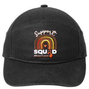 Kidney Cancer Support Squad Dark Blue Ribbon 7-Panel Snapback Hat