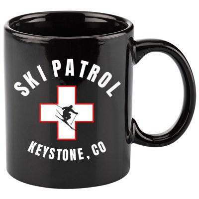 Keystone Colorado Ski Patrol Gift 11oz C Handle Ceramic Mug