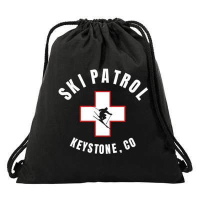 Keystone Colorado Ski Patrol Gift Drawstring Bag