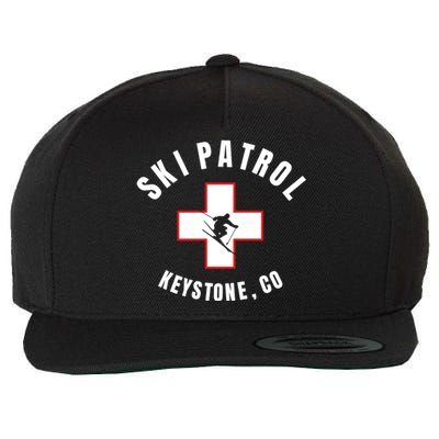 Keystone Colorado Ski Patrol Gift Wool Snapback Cap