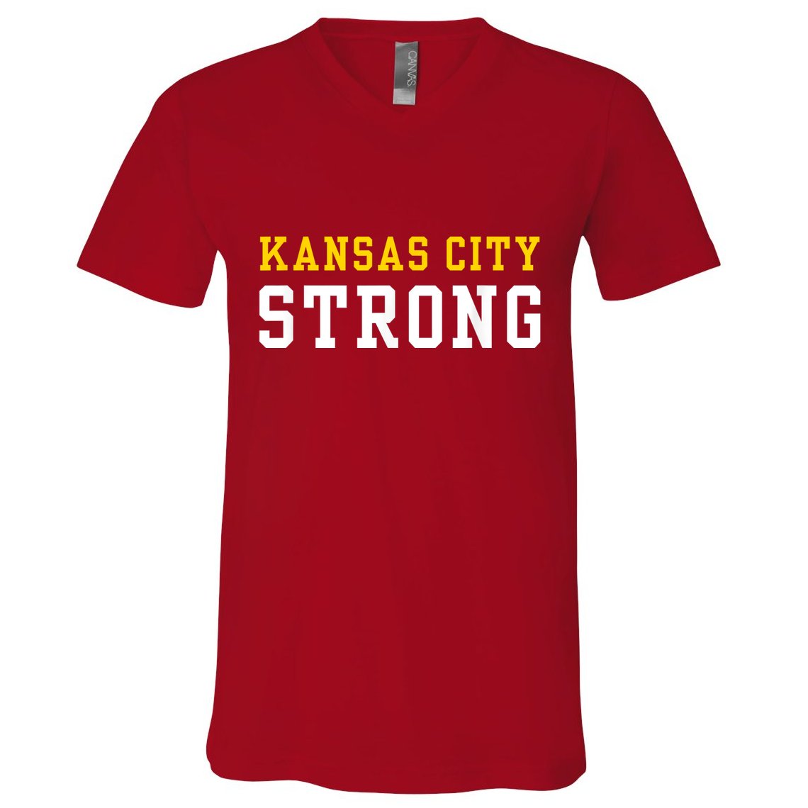 Kansas City Strong V-Neck T-Shirt