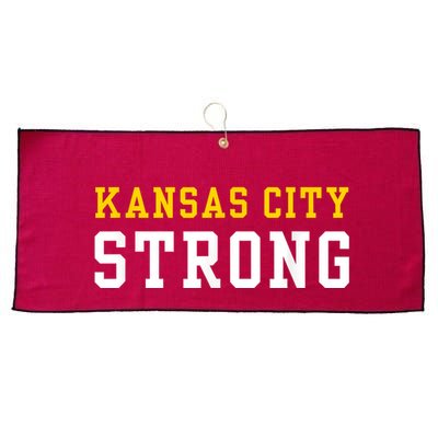Kansas City Strong Large Microfiber Waffle Golf Towel