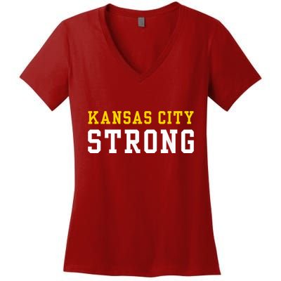 Kansas City Strong Women's V-Neck T-Shirt