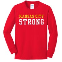 Kansas City Strong Kids Long Sleeve Shirt