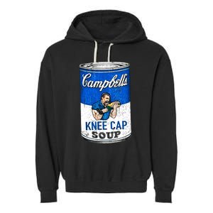 Knee Cap Soup Garment-Dyed Fleece Hoodie