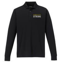 Kansas City Strong Performance Long Sleeve Polo