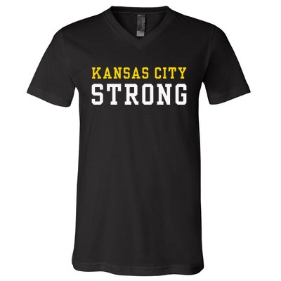 Kansas City Strong V-Neck T-Shirt