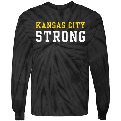 Kansas City Strong Tie-Dye Long Sleeve Shirt