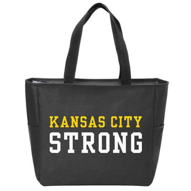 Kansas City Strong Zip Tote Bag