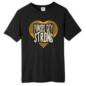 Kansas City Strong Heart Awareness Tall Fusion ChromaSoft Performance T-Shirt