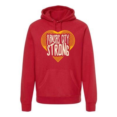 Kansas City Strong Heart Awareness Premium Hoodie