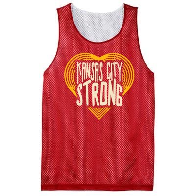 Kansas City Strong Heart Awareness Mesh Reversible Basketball Jersey Tank