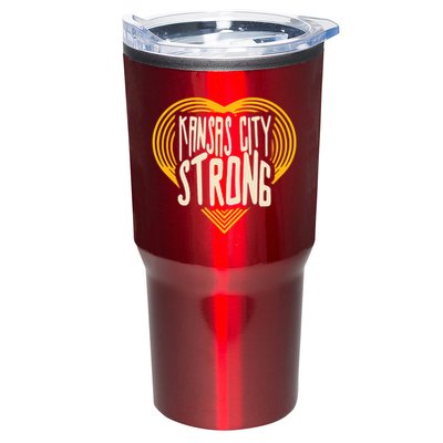 Kansas City Strong Heart Awareness Tumbler