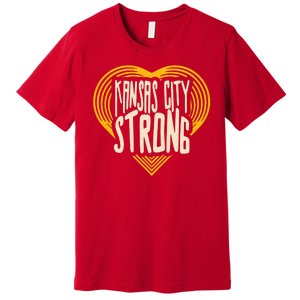 Kansas City Strong Heart Awareness Premium T-Shirt