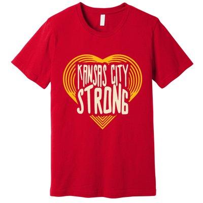 Kansas City Strong Heart Awareness Premium T-Shirt