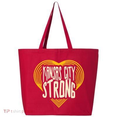 Kansas City Strong Heart Awareness 25L Jumbo Tote