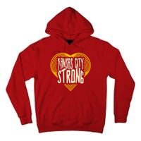 Kansas City Strong Heart Awareness Tall Hoodie