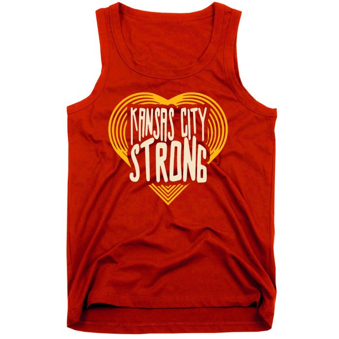 Kansas City Strong Heart Awareness Tank Top