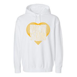 Kansas City Strong Heart Awareness Garment-Dyed Fleece Hoodie