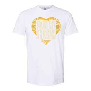 Kansas City Strong Heart Awareness Softstyle CVC T-Shirt