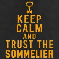 Keep Calm Sommelier Wine Waiter Restaurant Winemaker Adult Drive Performance Visor