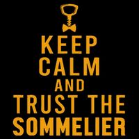 Keep Calm Sommelier Wine Waiter Restaurant Winemaker Premium T-Shirt