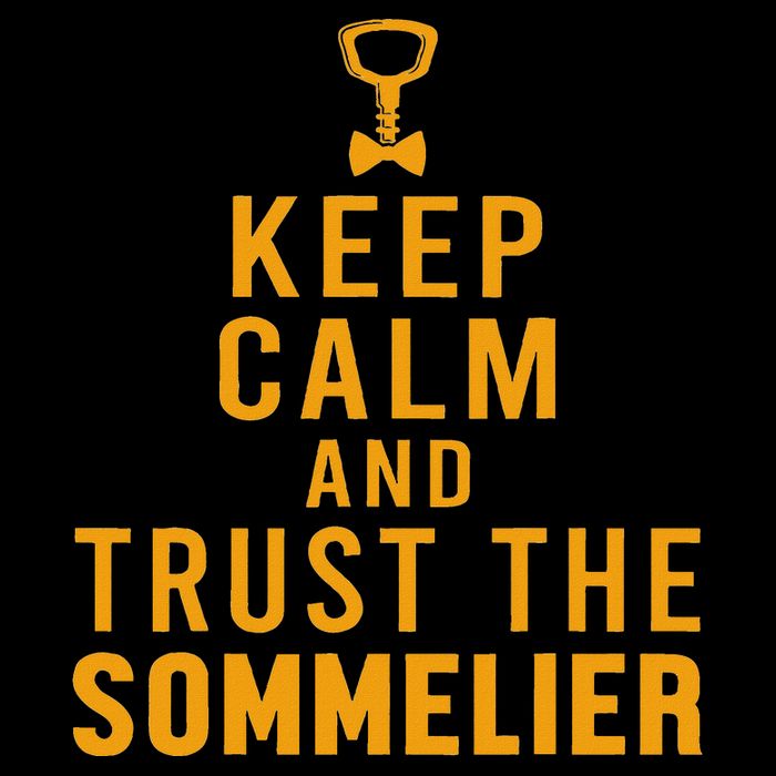 Keep Calm Sommelier Wine Waiter Restaurant Winemaker Premium T-Shirt