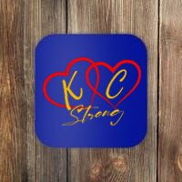 Kansas City Strong Heart Coaster