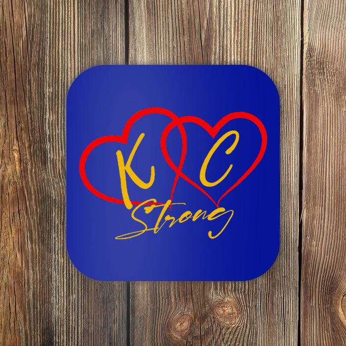 Kansas City Strong Heart Coaster