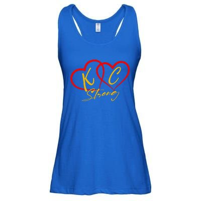 Kansas City Strong Heart Ladies Essential Flowy Tank