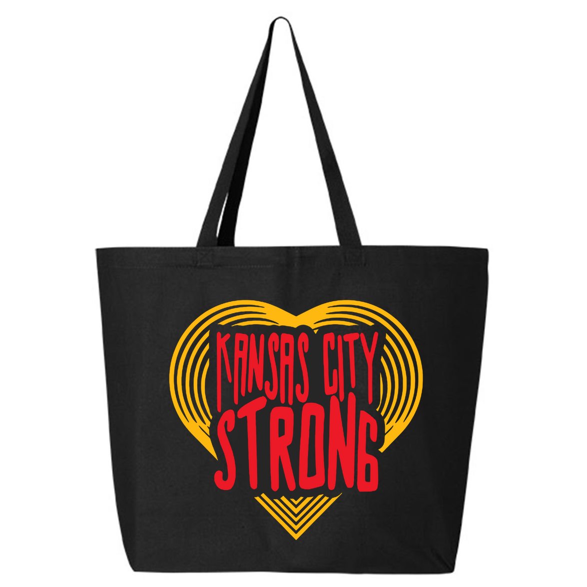 Kansas City Strong Heart 25L Jumbo Tote
