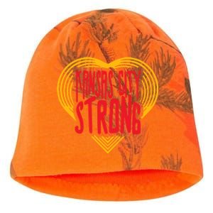 Kansas City Strong Heart Kati - Camo Knit Beanie