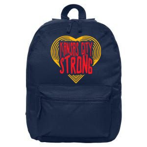 Kansas City Strong Heart 16 in Basic Backpack