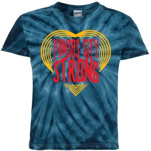 Kansas City Strong Heart Kids Tie-Dye T-Shirt