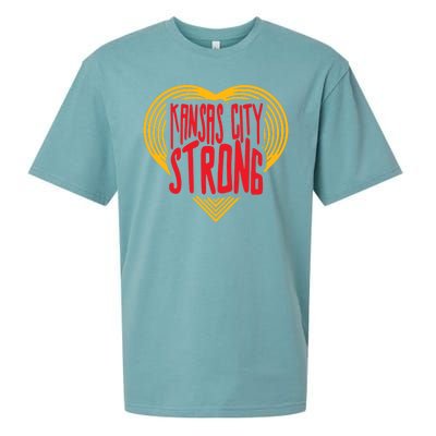 Kansas City Strong Heart Sueded Cloud Jersey T-Shirt