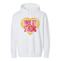 Kansas City Strong Heart Garment-Dyed Fleece Hoodie