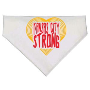 Kansas City Strong Heart USA-Made Doggie Bandana