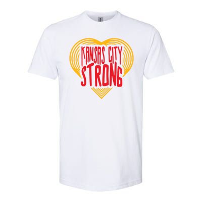 Kansas City Strong Heart Softstyle® CVC T-Shirt