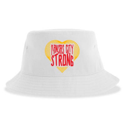 Kansas City Strong Heart Sustainable Bucket Hat