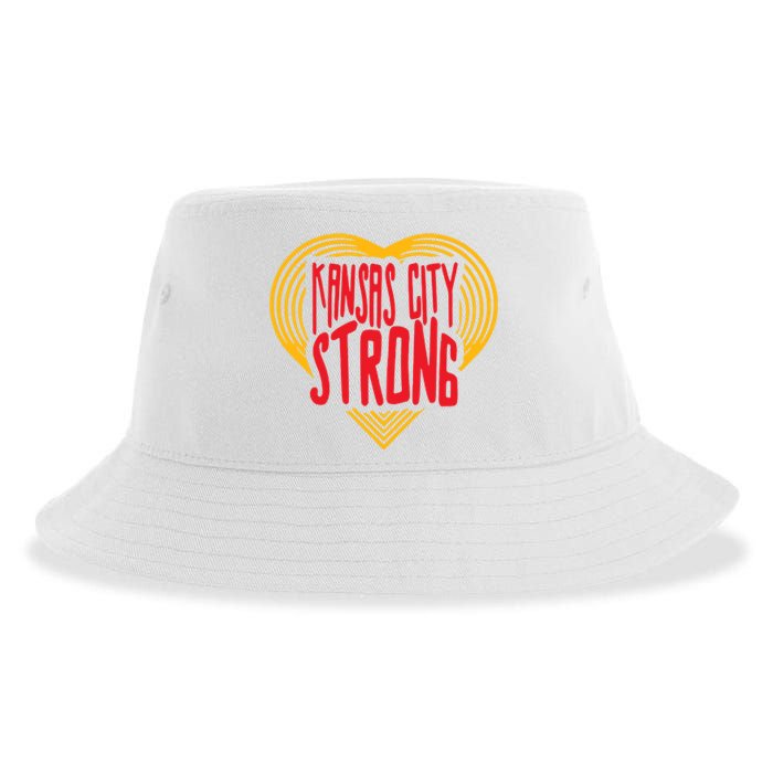 Kansas City Strong Heart Sustainable Bucket Hat